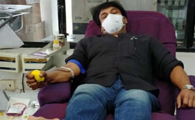 Chiranjeevi Donated Blood