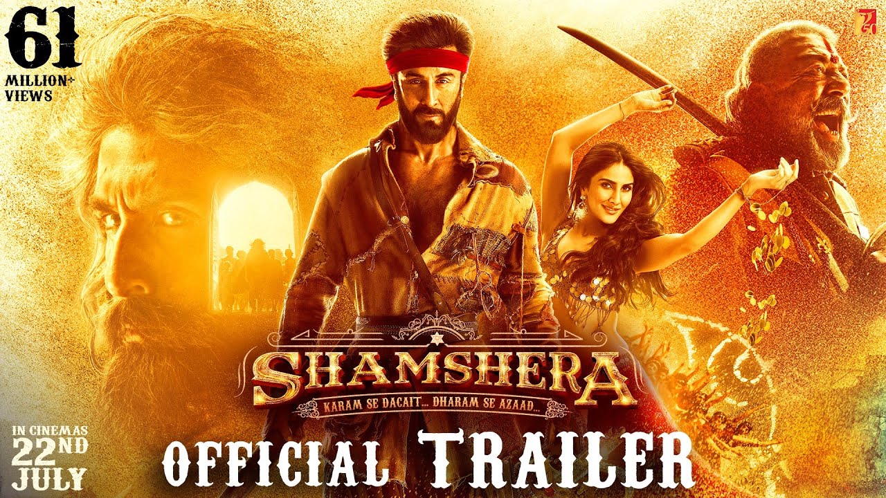 Shamshera Official Hindi Movie Trailer